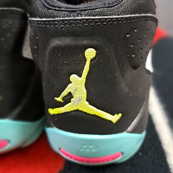 %Size 13 Nike Jordan Zion 2 White/Volt-Black-Dynamic Turquoise Men AJ8 main image 5